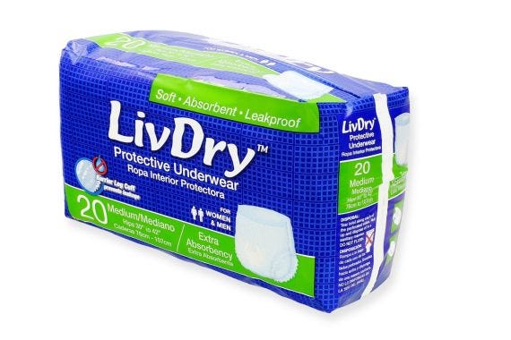 Cello Livdry Underwear Medium 76cm 107cm Unisex 834ml Green