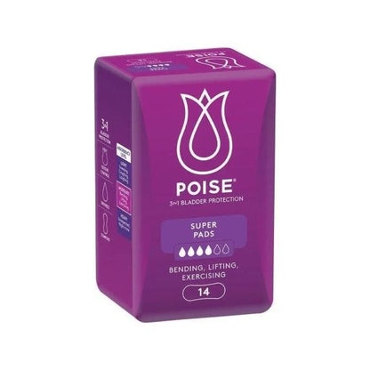 Poise Super Absorbency Pads – 276 × 120mm