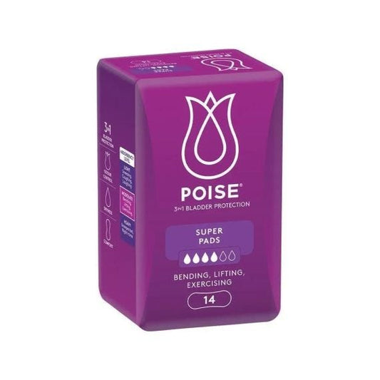 Poise Super Absorbency Pads – 276 × 120mm