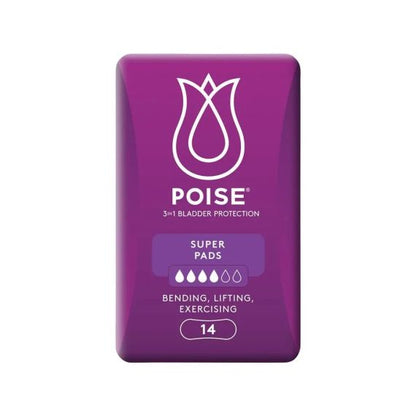 Poise Super Absorbency Pads – 276 × 120mm