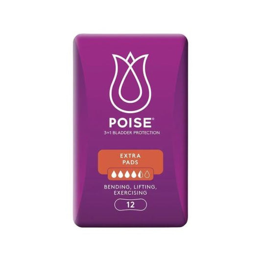Poise Pads Extra 315x120mm Female 540ml 315mm White