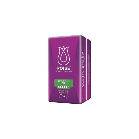 Poise Pads Extra Plus 365x130mm Female 700ml 365mm White