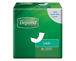 DEPEND PAD 525x180mm 720ml PKT X 15 4871