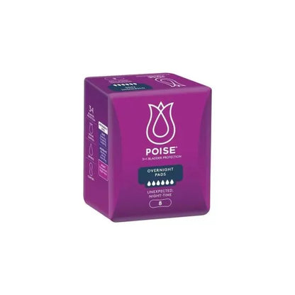 Poise Pads Overnights 400x130mm Female 770ml 400mm White