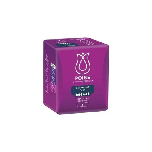 Poise Pads Overnights 400x130mm Female 770ml 400mm White