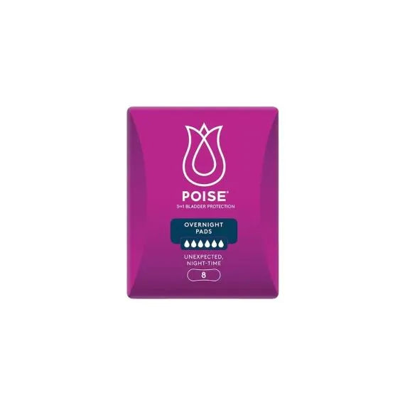 Poise Pads Overnights 400x130mm Female 770ml 400mm White