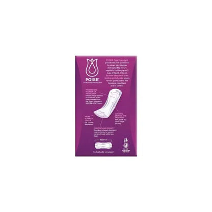Poise Pads Overnights 400x130mm Female 770ml 400mm White