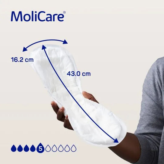 Molicare Premium Lady Pads 5 Drops 430x162mm Female 1029ml