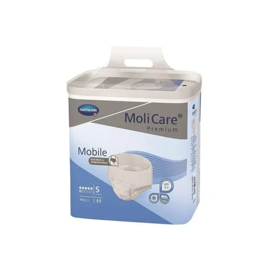 Molicare Premium Mobile 6 Drops Small Waist 60cm 90cm Unisex 1475ml