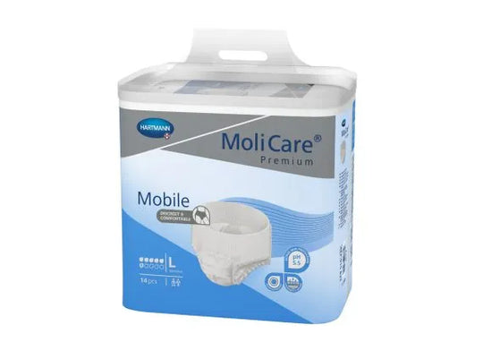 Molicare Premium Mobile 6 Drops Large Waist 100 150cm Unisex 1963ml