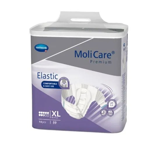 Molicare Premium Elastic 8 D X Large Waist 140 175cm Unisex 3591ml