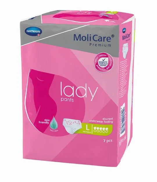 Molicare Premium Lady Pants 5 Drops Large Waist 100 150cm Female 844ml