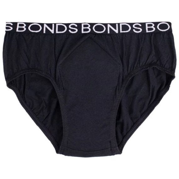 Nightnday Bonds Hipster Waist 64 68 Cm 10 12 Yrs Waist 64 68 Cm Unisex 400ml Black