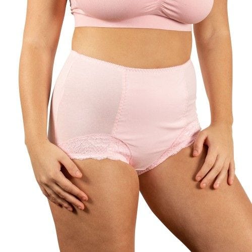 Conni Chantilly Ladies Brief 20 Waist 96 Cm Female 200 Ml Waterproof Pink