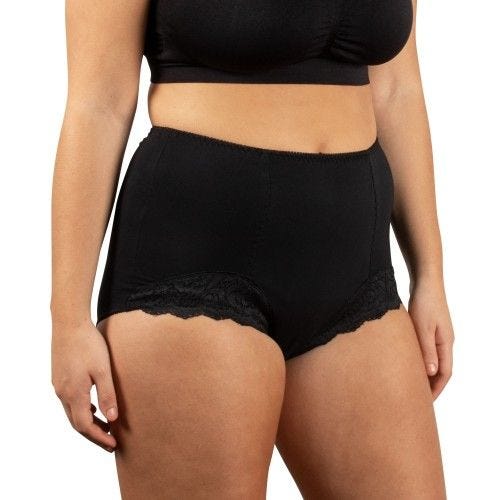 Conni Chantilly Ladies Brief   Waist 106 Cm 24 Female 200 Ml Waterproof Black