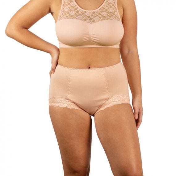 Conni Chantilly Ladies Brief   Waist 106 Cm 24 Female 200 Ml Waterproof Beige