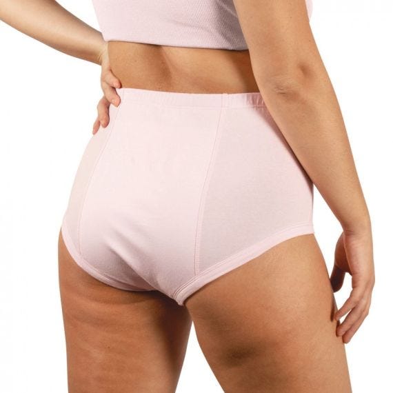Conni Classic Ladies Brief 14 Waist 81 Cm Female 200 Ml Waterproof Pink