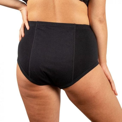 Conni Classic Ladies Brief 14 Waist 81 Cm Female 200 Ml Waterproof Black