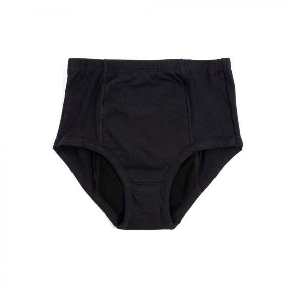 Conni Classic Ladies Brief 14 Waist 81 Cm Female 200 Ml Waterproof Black