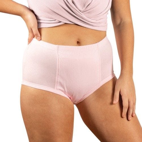 Conni Classic Ladies Brief 16 Waist 86 Cm Female 200 Ml Waterproof Pink