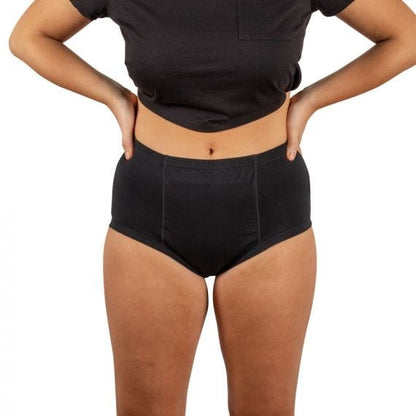 Conni Classic Ladies Brief 22 Waist 101 Cm Female 200 Ml Waterproof Black