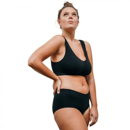 Conni Active Ladies Brief 10 Waist 71 Cm Female 125ml Waterproof Black