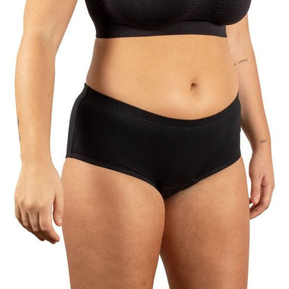 Conni Active Ladies Brief 16 Waist 86 Cm Female 200 Ml Waterproof Black