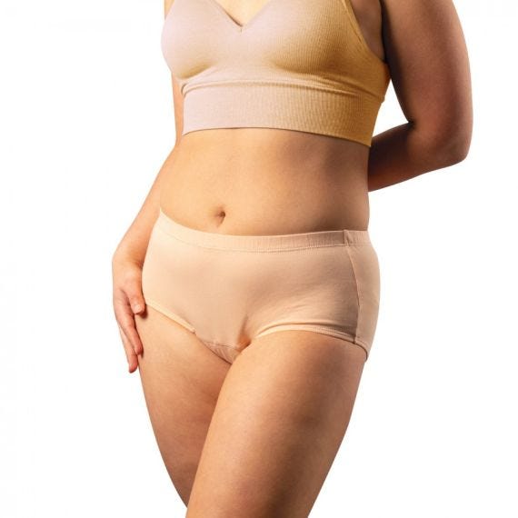 Conni Active Ladies Brief 18 Waist 91 Cm Female 125ml Waterproof Beige