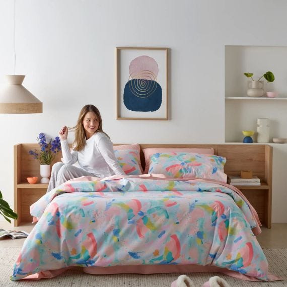 Staydry Waterproof Quilt Cover Set Wonderlust Single Bed