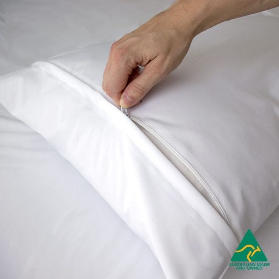 Pillow Protector Minappi   Custom Made White