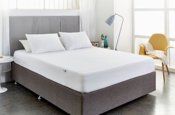 Comfortshield Gold Mattress Protector   607080 Single 92x188cm 1200ml Waterproof White