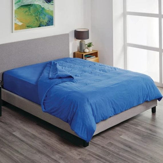 Protect A Bed Quilt Cover Fusion Cobalt King 245cm X 210cm Waterproof