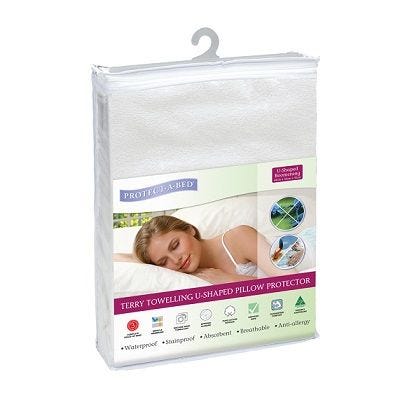 Pillow Protector   31107 Boomerang 48x35x30cm Unisex 540ml Waterproof White