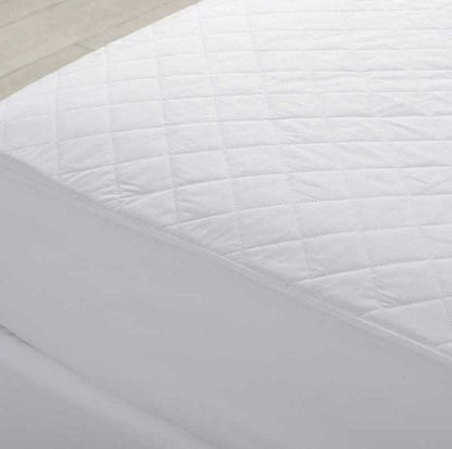 Protect A Bed Cotton Quilted   11040 King 183x204cm 2500ml Waterproof White