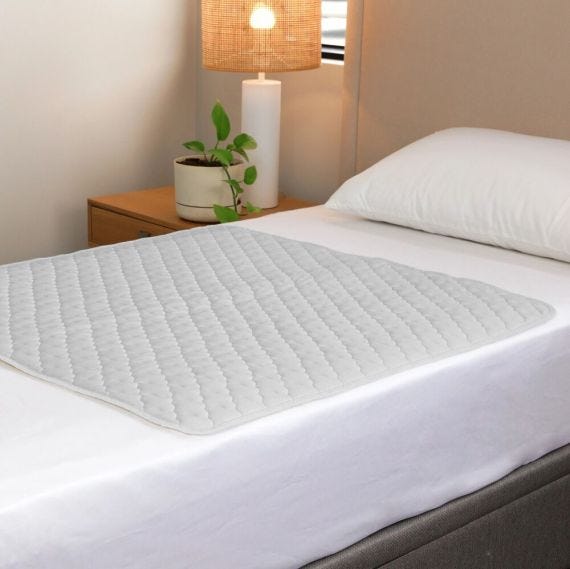 Absorbmax Bed Pad Regular 90cmx90cm 3500 Ml Waterproof Grey