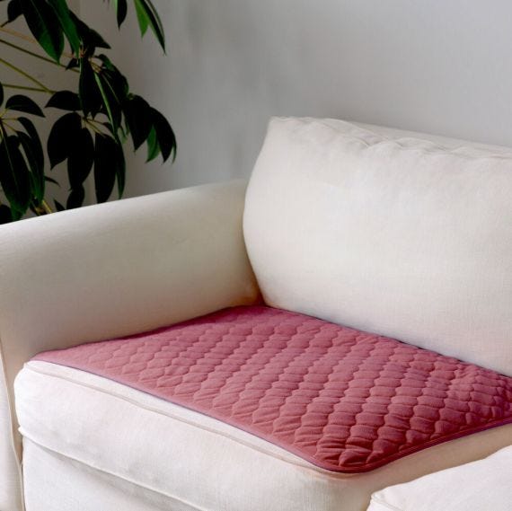 Absorbmax Chair Pad Large 60cmx90cm 2300ml Waterproof Burgundy