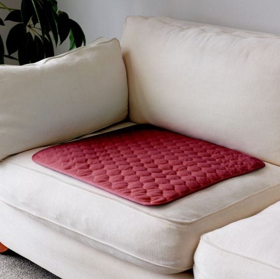 Absorbmax Chair Pad Regular 60cmx60cm 1500ml Waterproof Burgundy