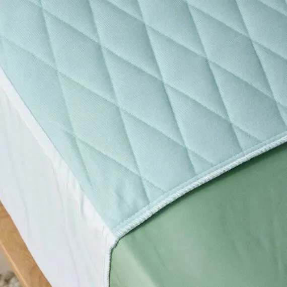 Staydry Blue E Bed Pad No Wings 90 X 100cm Single Bed 2000ml Aqua