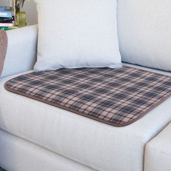 Conni Chair Pad 51x61cm 800m L Waterproof Tartan