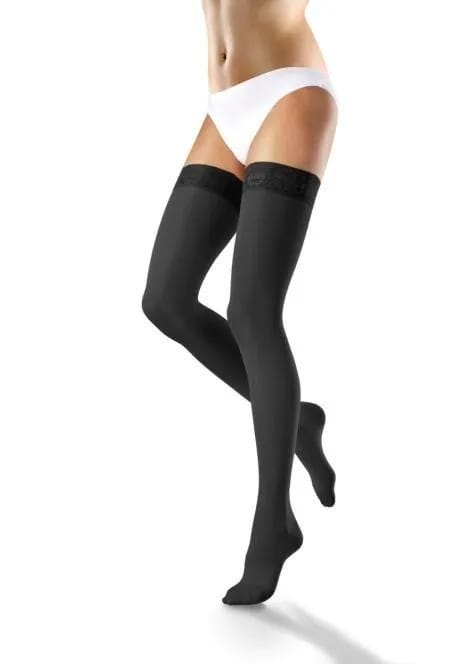 Venosan Stockings 7000 Agh Ccl 2 Short Closed Toe Plain Top Medium Black