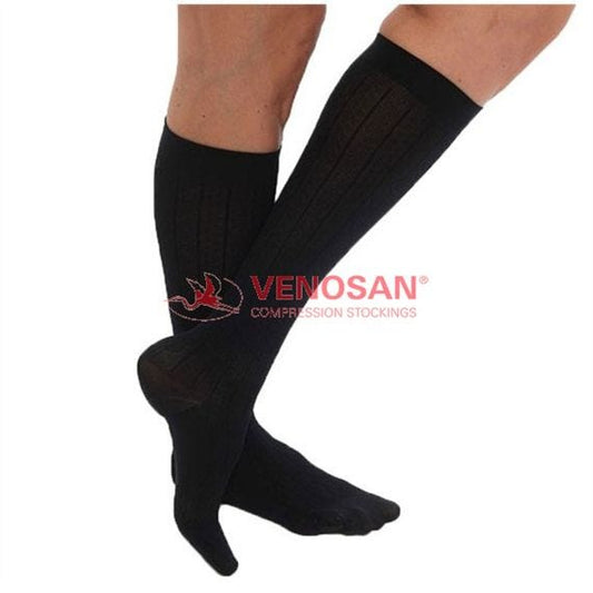 Venosan Microfibre Socks Small Ankle 19 21cm Female 15 20 Hg Black