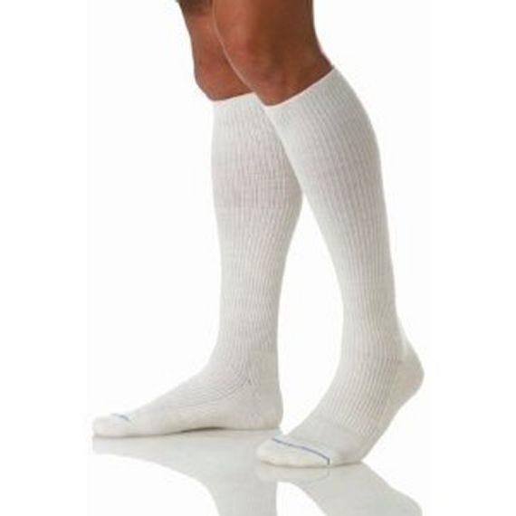 Venosan Sportsline Socks Medium Ankle 23 26cm Unisex 20 30 Hg White