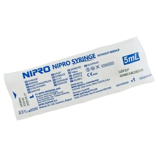 Nipro Syringe Luer Slip 5ml