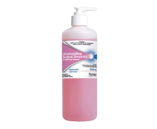 Chlorhexidine Glucanate Surgical Scrub 500ml 4% Chlorhexidine