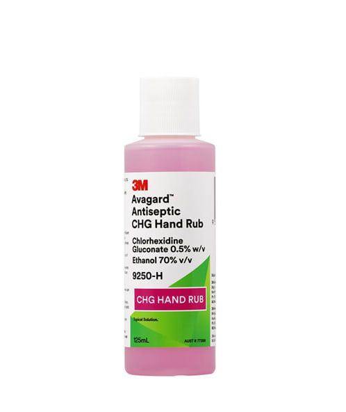 Avagard Antiseptic Hand Rub 125ml 0.5% Chlorhexidine
