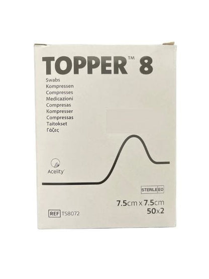 Gauze Non Woven (8 Ply) 7.5cmx7.5cm Sterile