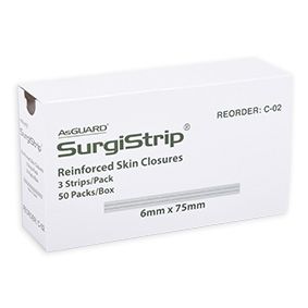 Asguard Surgistrip Reinforced Skin Closures 6mmx75mm