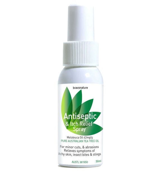 Bravenature Antiseptic And Itch Relief Spray 50m L