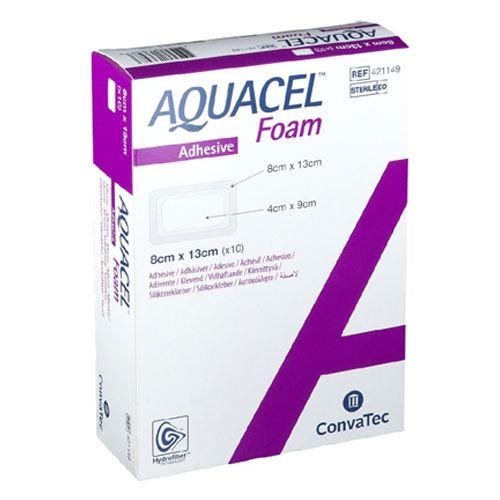 Aquacel Foam Adhesive 8cmx13cm
