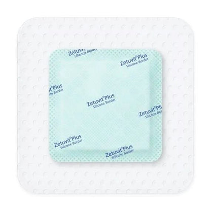 Zetuvit Plus Silicone Border 10 x 10 cm